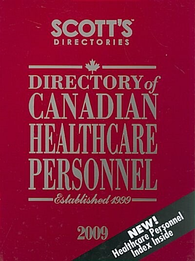 Directory of Canadian Healthcare Personnel 2009 (Hardcover)