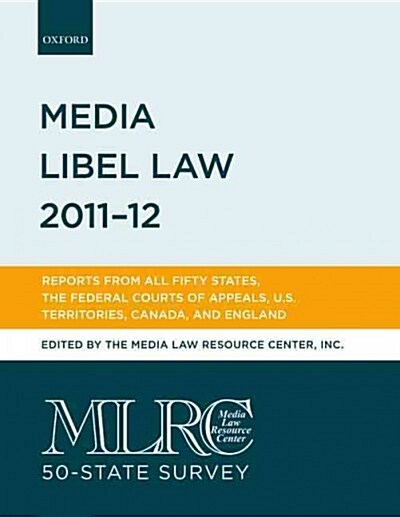 Media Libel Law 2011-12 (Paperback)