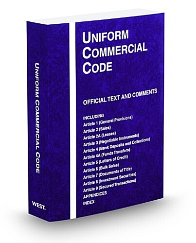 Uniform Commercial Code, 2011-2012 (Paperback)