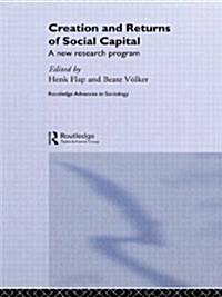 Creation and Returns of Social Capital (Paperback)