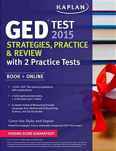 Kaplan GED Test 2016 Strategies, Practice, and Review: Online + Book (Paperback)