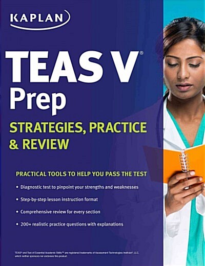 Kaplan Teas V Prep: Strategies, Practice & Review (Paperback)