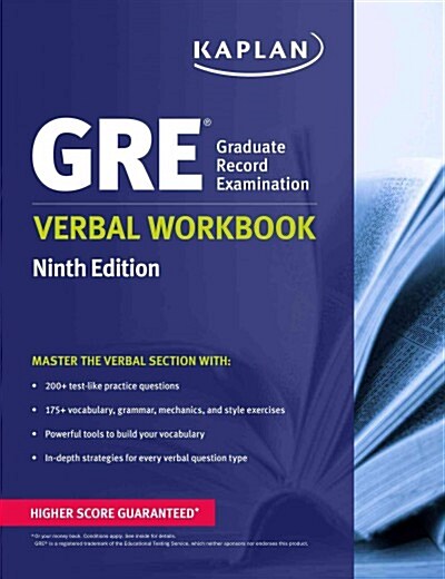 [중고] GRE Verbal Workbook (Paperback)