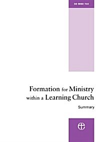 Formation for Ministry within a Learning Church - Summary : The Hind Report (Paperback)