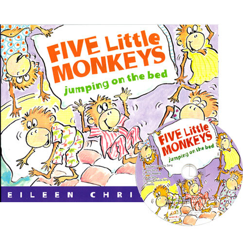 [중고] 노부영 Five Little Monkeys Jumping on the Bed (Boardbook + CD)