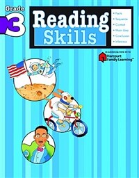 Reading Skills: Grade 3 (Flash Kids Harcourt Family Learning) (Paperback)