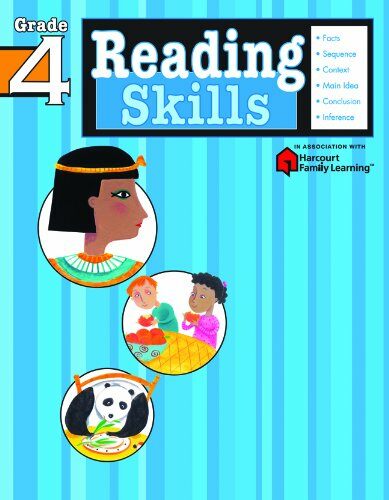 Reading Skills: Grade 4 (Flash Kids Harcourt Family Learning) (Paperback)