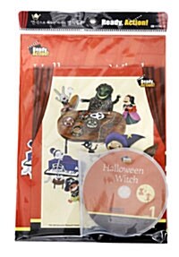 Ready Action 1 : Halloween Witch (Students Book + WorkBook + CD 1장)