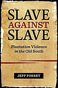 Slave Against Slave: Plantation Violence in the Old South (Hardcover)