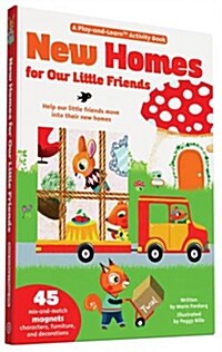 [중고] New Homes for Our Little Friends: 45 Mix-And-Match Magnets of Characters, Furniture, and Decorations (Hardcover)