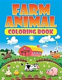 Farm Animal Coloring Book (Paperback)