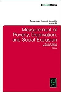 Measurement of Poverty, Deprivation, and Social Exclusion (Hardcover)