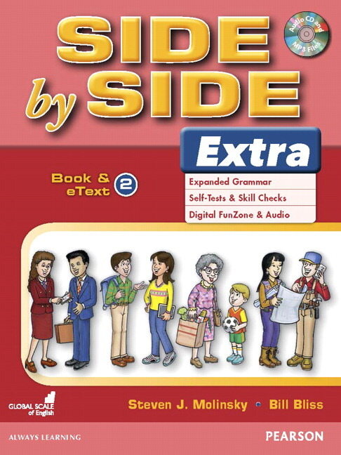 Side by Side Extra 2 : Student Book & eText with CD (Paperback, 3rd Edition  )