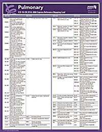 ICD-10 Mappings 2016 Express Reference Coding Card Pulmonology (Hardcover)