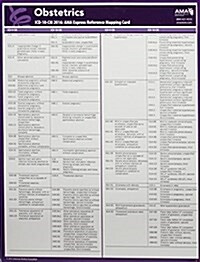 ICD-10 Mappings 2016 Express Reference Coding Card Obstetrics (Other)