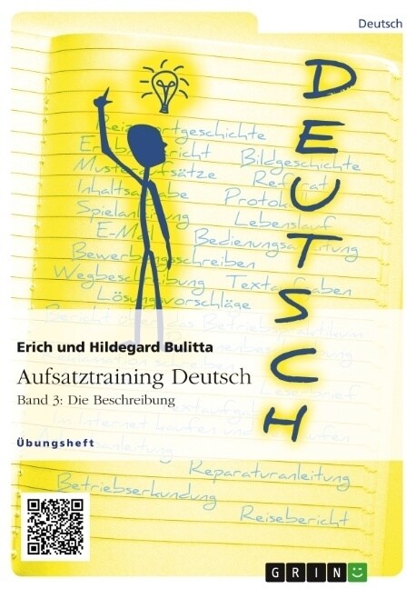 Aufsatztraining Deutsch - Band 3: Die Beschreibung (Paperback)