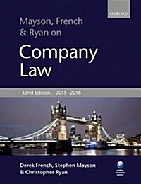 Mayson, French & Ryan on Company Law (Paperback, 32 Rev ed)