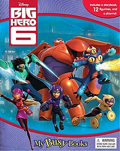 Disney Big Hero 6 My Busy Book (미니피규어 12개 포함) (Hardcover)