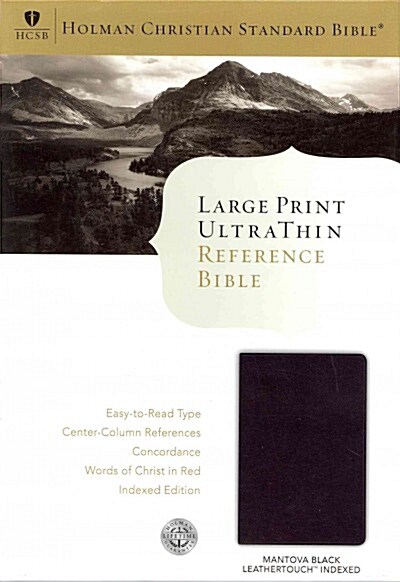 Large Print Ultrathin Reference Bible-HCSB (Imitation Leather)