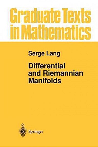 Differential and Riemannian Manifolds (Paperback, 3, 1995. Softcover)