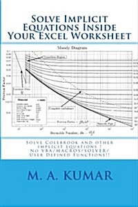 Solve Implicit Equations Inside Your Excel Worksheet: Solve Colebrook and Other Implicit Equations in Seconds! (Paperback)