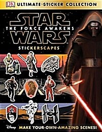 Ultimate Sticker Collection: Star Wars: The Force Awakens Stickerscapes: Make Your Own Amazing Scenes! (Paperback)