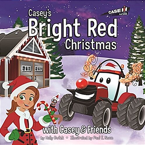 Caseys Bright Red Christmas: With Casey & Friends: With Casey & Friends (Hardcover)