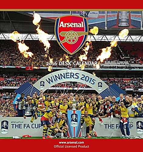 The Official Arsenal 2016 Desk Easel Calendar (Calendar)