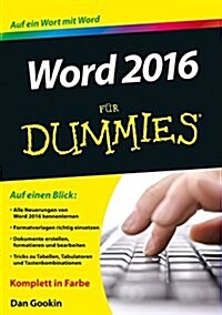 Word 2016 fur Dummies (Paperback)