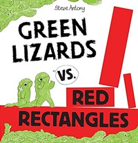 Green lizards vs. red rectangles