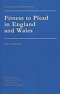 Fitness To Plead In England And Wales (Paperback)