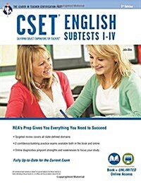 Cset English Subtests I-IV Book + Online (Paperback, 3, Third Edition)