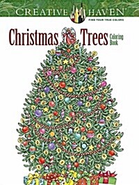 Creative Haven Christmas Trees Coloring Book (Paperback)