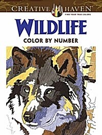 Creative Haven Wildlife Color by Number Coloring Book (Paperback)