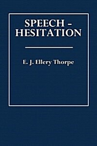 Speech-Hesitation (Paperback)