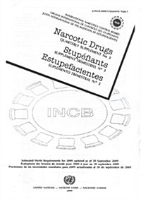 Narcotic Drugs: Estimated World Requirements for 2009 - Quarterly Supplement No.3 (Paperback)