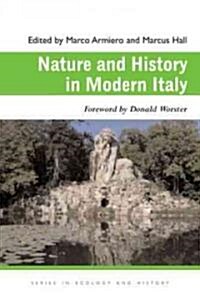 Nature and History in Modern Italy (Hardcover)