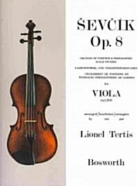 Sevcik Op. 8 For Viola (Paperback, Multilingual)