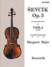 Sevcik Viola Studies : 40 Variations (Paperback)