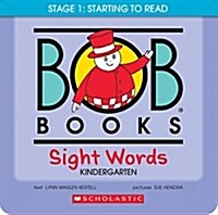 [중고] Bob Books - Sight Words Kindergarten Box Set Phonics, Ages 4 and Up, Kindergarten, Flashcards (Stage 2: Emerging Reader) (Paperback)
