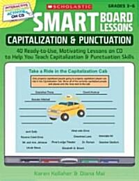 Capitalization & Punctuation, Grades 3-6: 40 Ready-To-Use, Motivating Lessons on CD to Help You Teach Capitalization & Punctuation Skills [With CDROM] (Paperback)