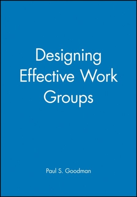 Designing Effective Work Groups (Paperback)