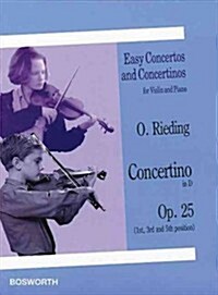 Oskar Rieding : Concertino for Violin and Piano in D Op.25 (Paperback)