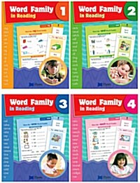 Word Family in Reading 4종 세트 (Paperback 4권 + CD 4장)