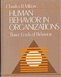 Human Behavior in Organizations (Hardcover)