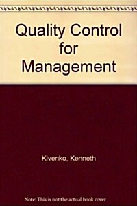 Quality Control for Management (Hardcover)