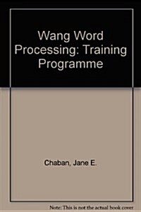 Wang Word Processing Training Program (Paperback)