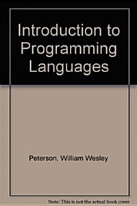 Introduction to Programming Languages (Hardcover)