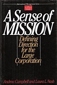 A Sense of Mission (Hardcover)