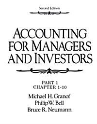 Accounting for Managers and Investors (Hardcover, 2nd, Subsequent)